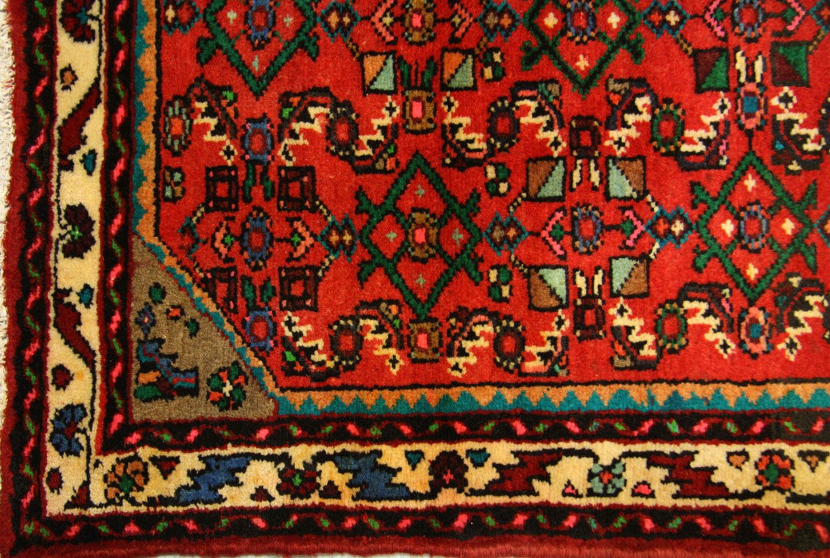 Loper Perzisch Tapijt - Nomadisch - 387 x 80 cm - rood