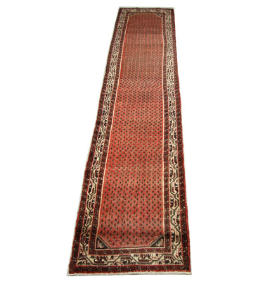 Loper Perzisch Tapijt - Nomadisch - 387 x 80 cm - rood