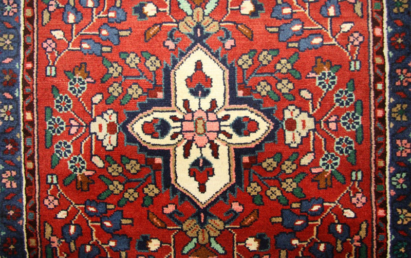 Loper Perzisch Tapijt - Nomadisch - 385 x 89 cm - rood