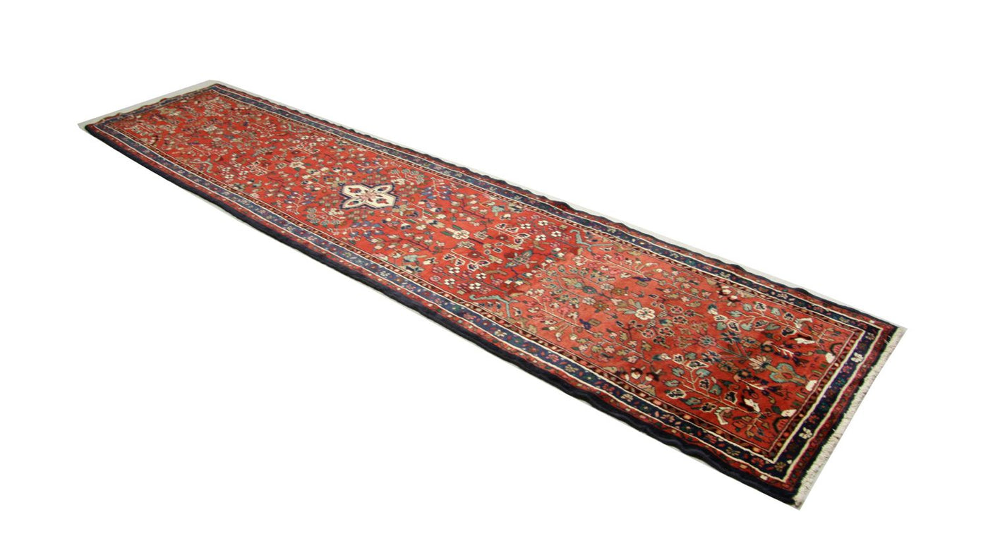 Hamadan Tapijt 385x89cm - Perzisch tapijt