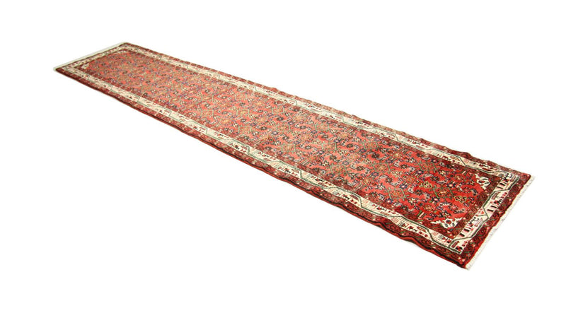 Loper Perzisch Tapijt - Nomadisch - 385 x 80 cm - rood