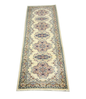 Loper Perzisch tapijt - Keshan - 300 x 82 cm - blauw