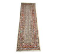 Loper Perzisch tapijt - Keshan - 299 x 78 cm - blauw