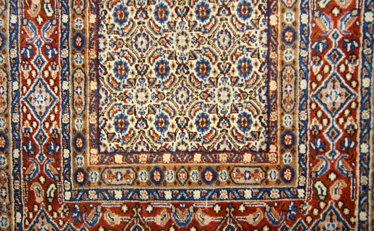 Loper Perzisch tapijt - Keshan - 299 x 78 cm - blauw