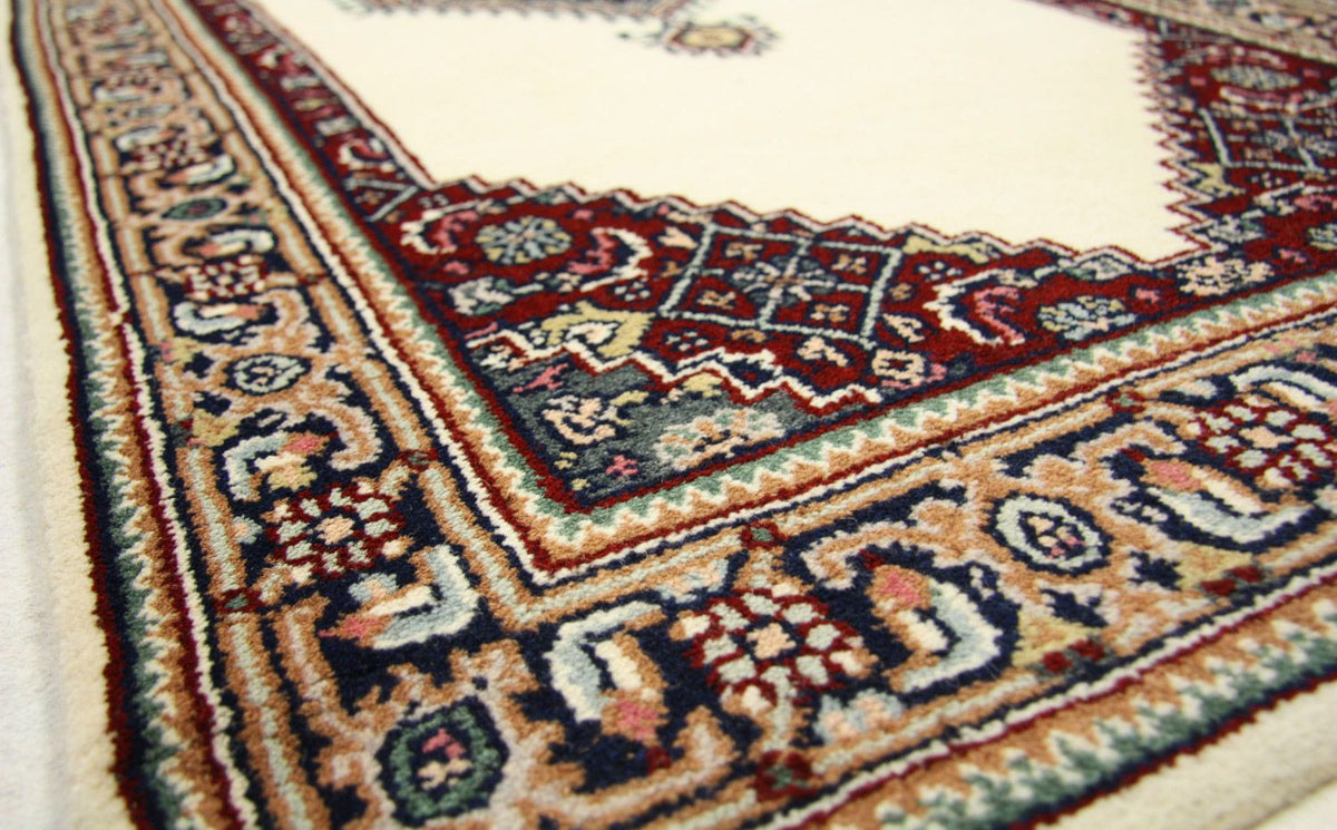 Loper Perzisch tapijt - Bijar - 263 x 77 cm - beige