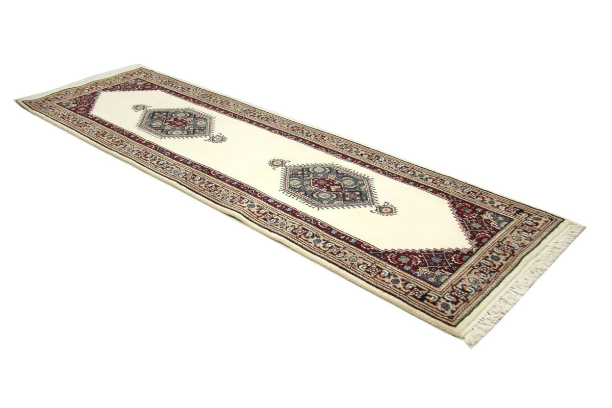 Loper Perzisch tapijt - Bijar - 263 x 77 cm - beige