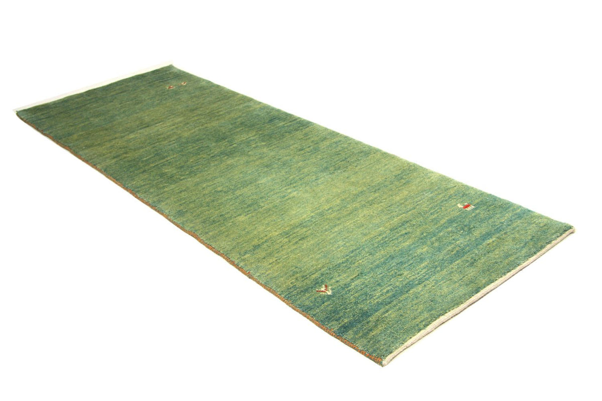 Loper Gabbeh tapijt - Perzisch - 247 x 90 cm - groen
