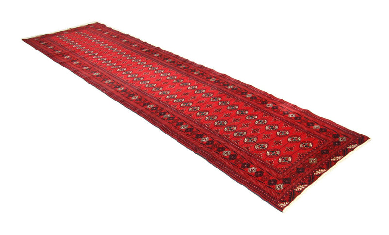Loper Afghaans tapijt - Bukhara - 352 x 96 cm - rood