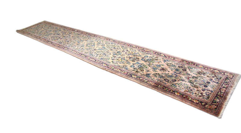 Loper Perzisch tapijt - Klassiek - 423 x 75 cm - veelkleurig