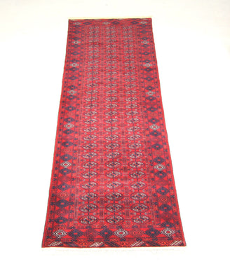 Loper Afghaans tapijt - Bukhara - 290 x 81 cm - rood