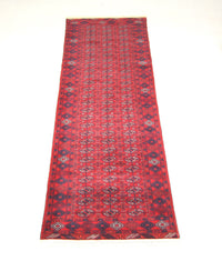 Loper Afghaans tapijt - Bukhara - 290 x 81 cm - rood