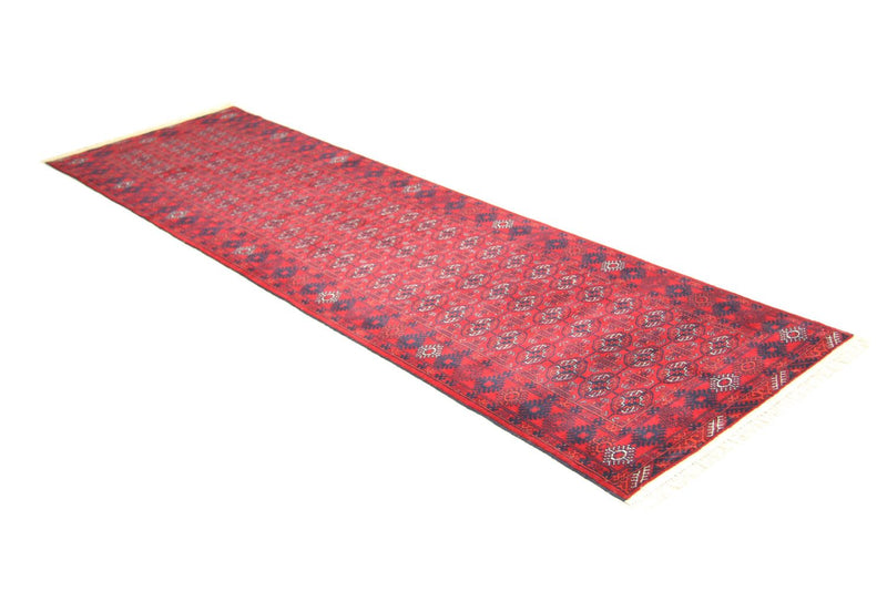 Loper Afghaans tapijt - Bukhara - 290 x 81 cm - rood