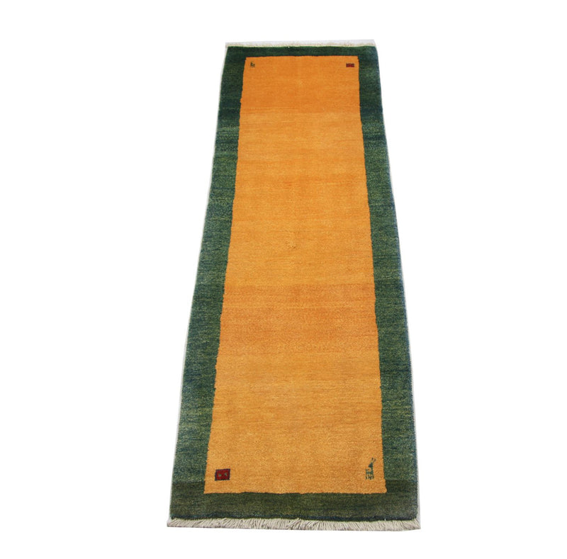 Loper Gabbeh tapijt - Perzisch - 285 x 86 cm - oranje