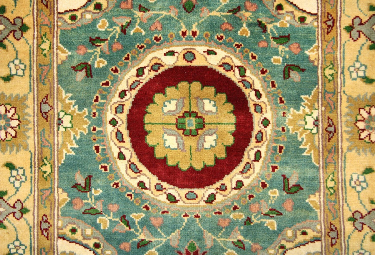 Loper Ziegler tapijt - 293 x 81 cm - blauw