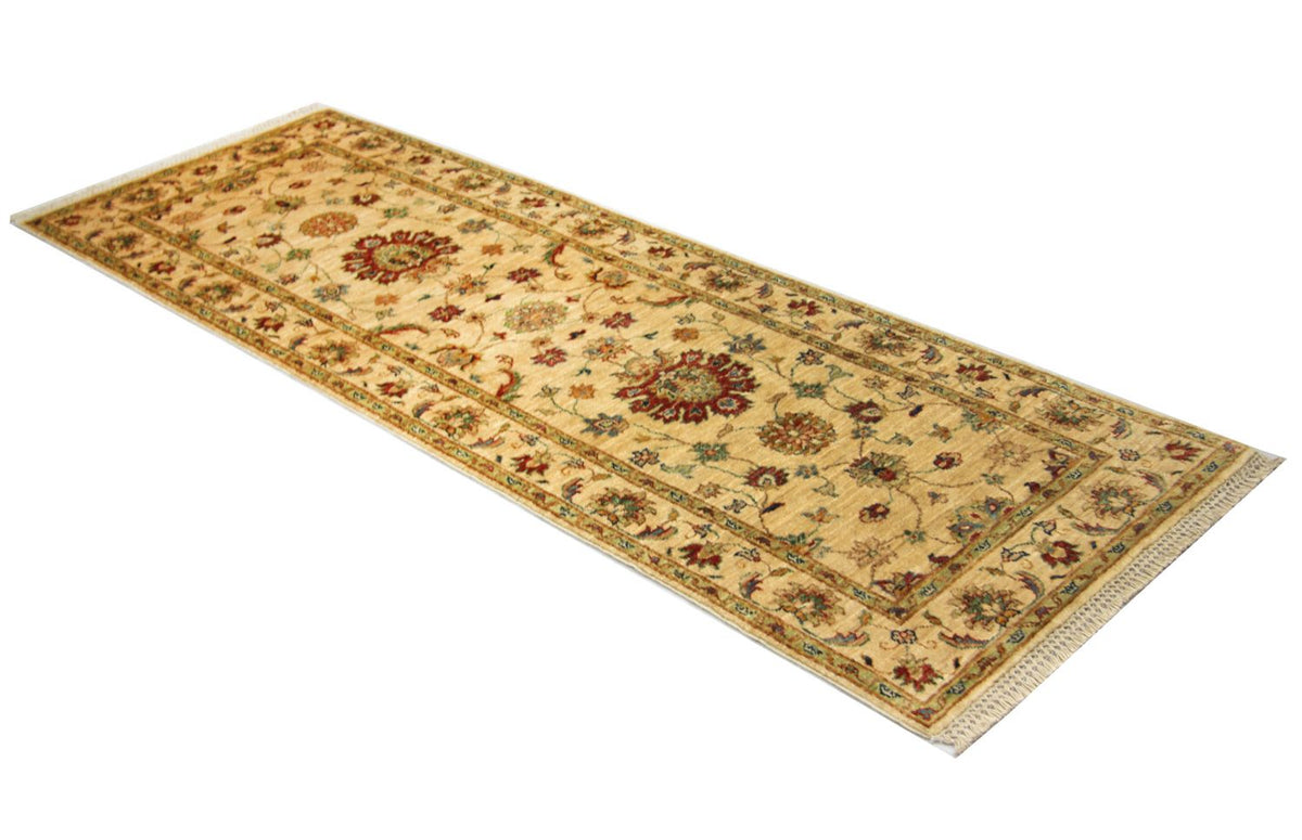 Loper Ziegler tapijt - 220 x 76 cm - geel