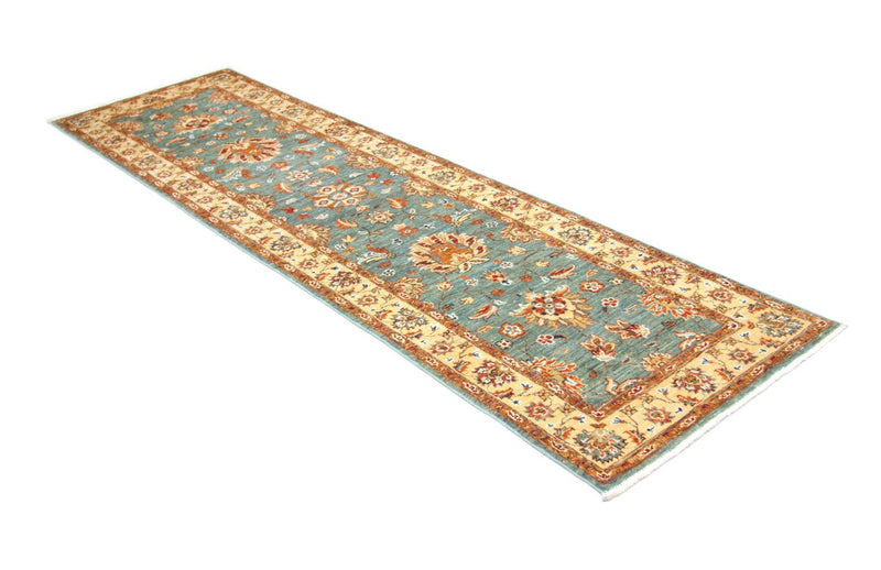 Loper Ziegler tapijt - 262 x 71 cm - blauw