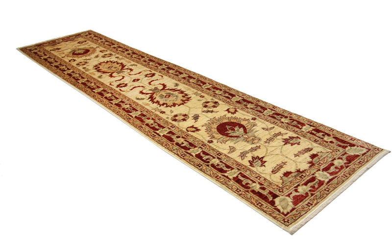 Loper Ziegler tapijt - 320 x 79 cm - beige