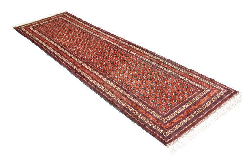 Loper Afghaans tapijt - Bukhara - 290 x 89 cm - rood
