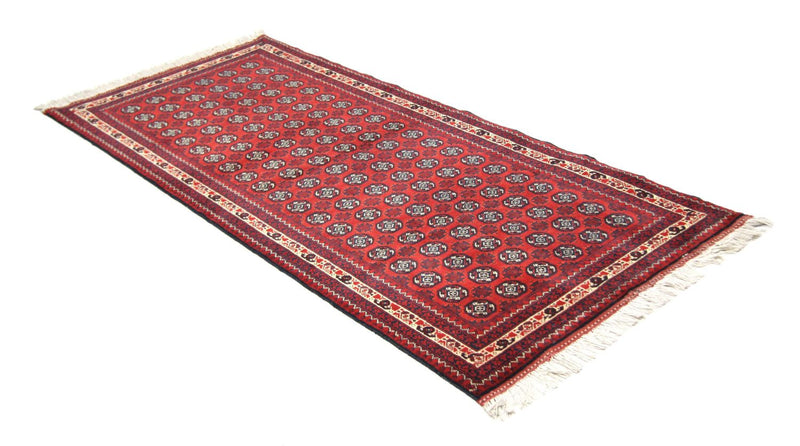 Loper Afghaans tapijt - Bukhara - 258 x 87 cm - rood