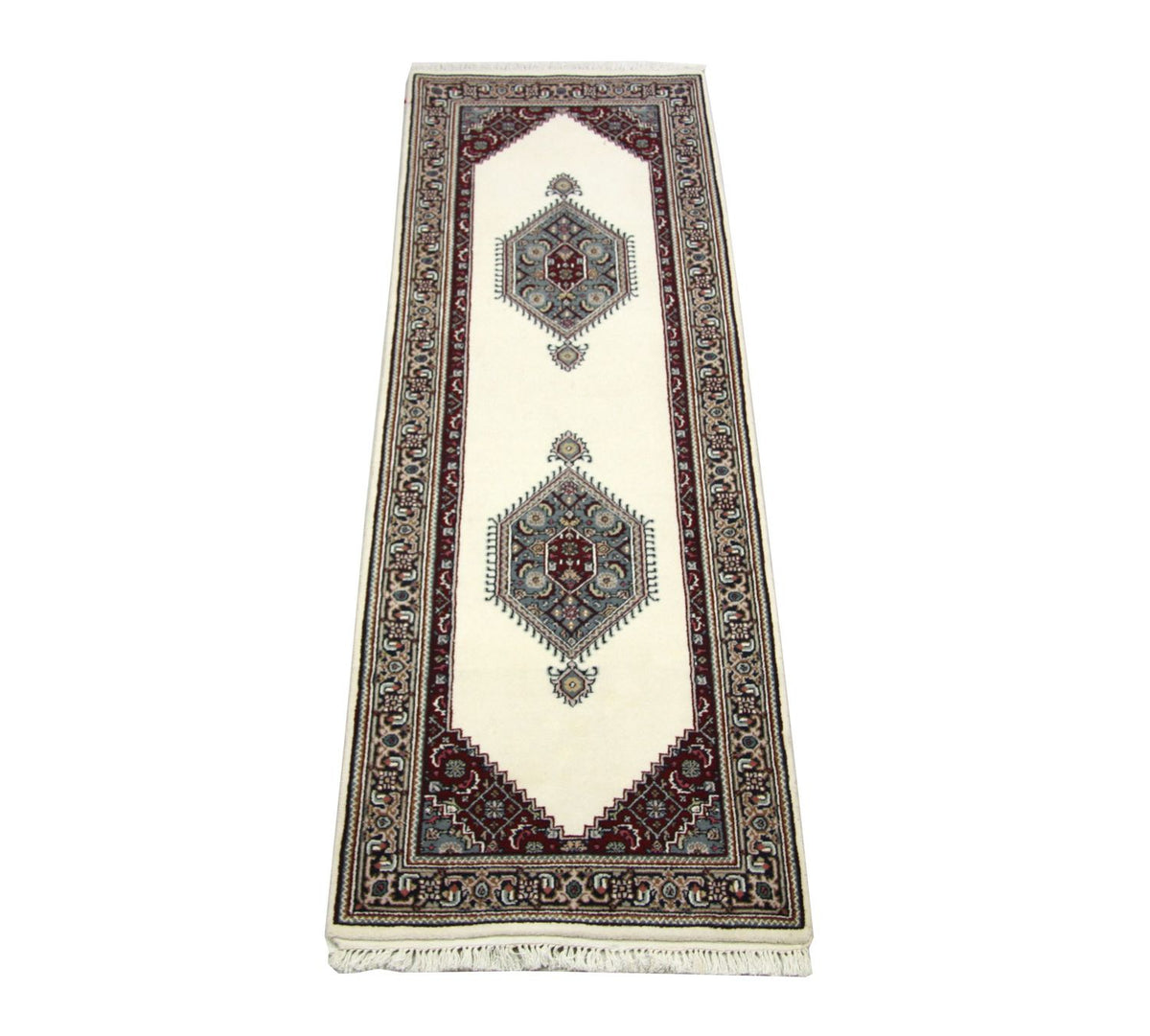 Loper Oosters Tapijt - 247 x 76 cm - beige