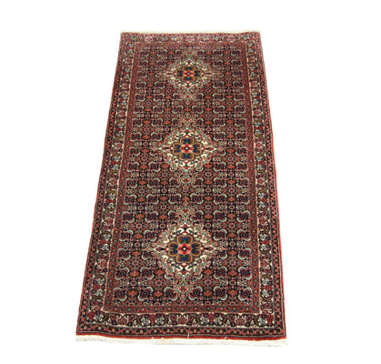 Loper Perzisch tapijt - Bijar - 202 x 75 cm - blauw