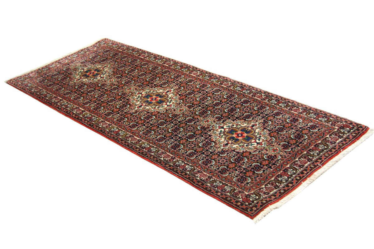 Loper Perzisch tapijt - Bijar - 202 x 75 cm - blauw