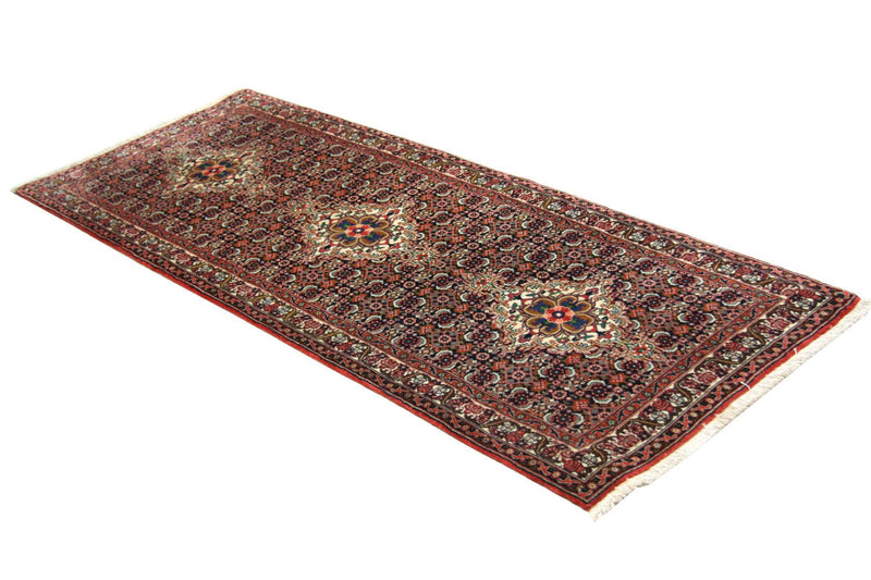 Loper Perzisch tapijt - Bijar - 202 x 75 cm - blauw