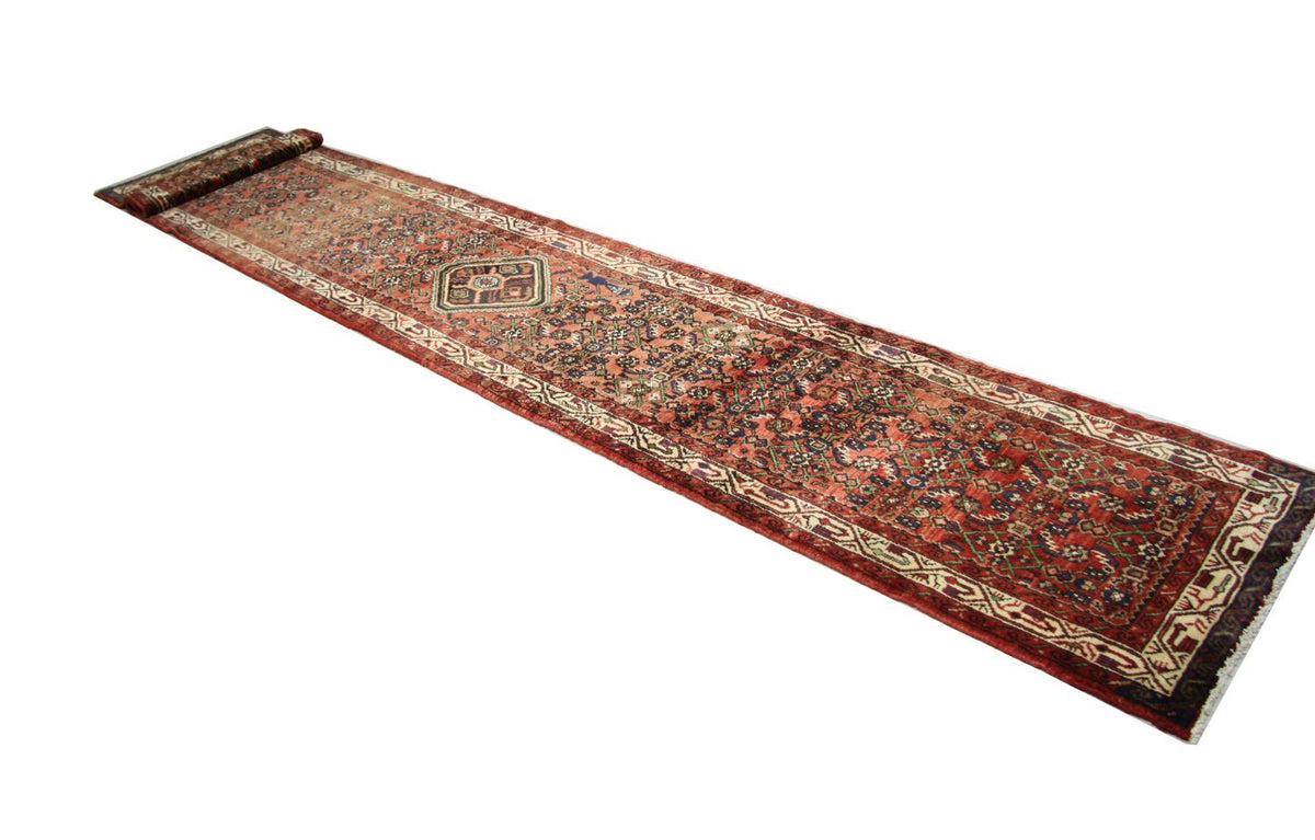 Loper Perzisch Tapijt - Nomadisch - 470 x 85 cm - grijs