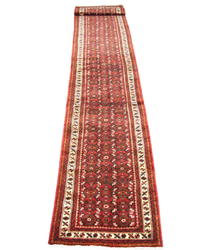 Loper Perzisch Tapijt - Nomadisch - 470 x 93 cm - rood