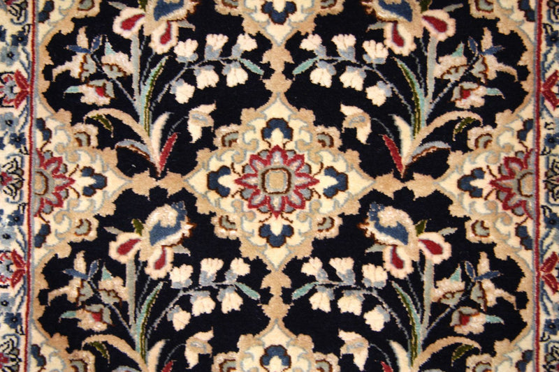 Loper Perzisch tapijt - Nain - Premium - 203 x 48 cm - blauw