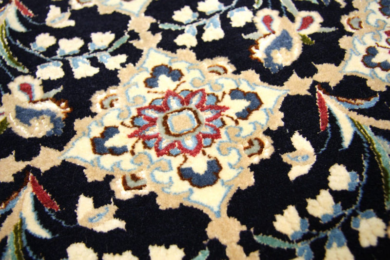 Loper Perzisch tapijt - Nain - Premium - 203 x 48 cm - blauw