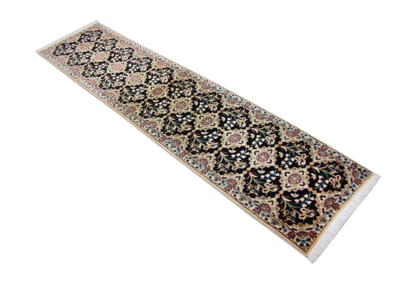 Loper Perzisch tapijt - Nain - Premium - 203 x 48 cm - blauw