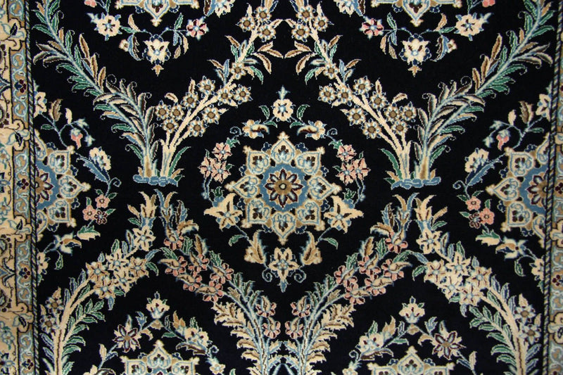 Perzisch tapijt - Nain - 145 x 96 cm - donkerblauw