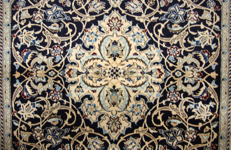 Perzisch tapijt - Nain - Premium - 152 x 106 cm - donkerblauw