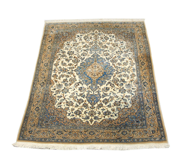 Perzisch tapijt - Nain - Premium - 190 x 127 cm - natuurlijk wit