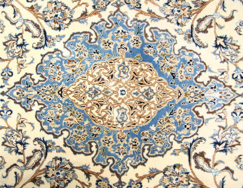 Perzisch tapijt - Nain - Premium - 190 x 127 cm - natuurlijk wit