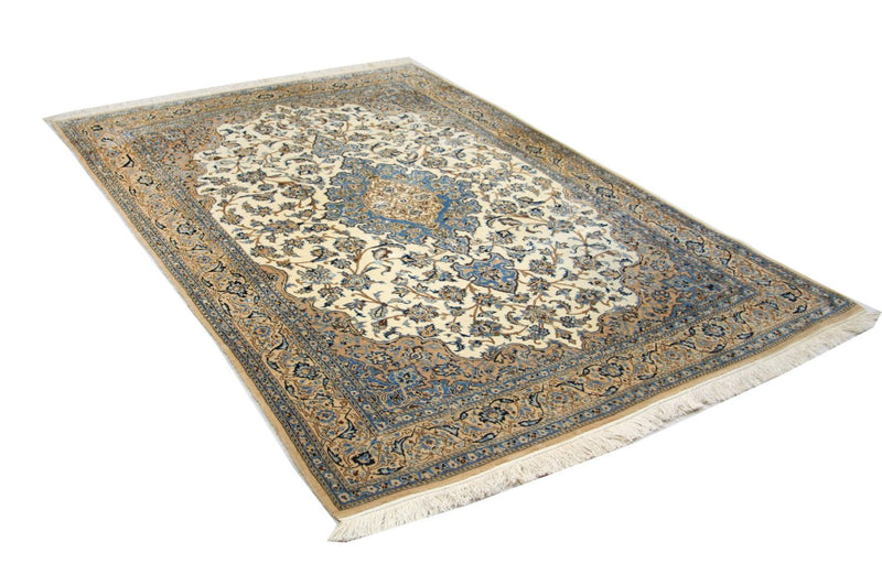 Perzisch tapijt - Nain - Premium - 190 x 127 cm - natuurlijk wit