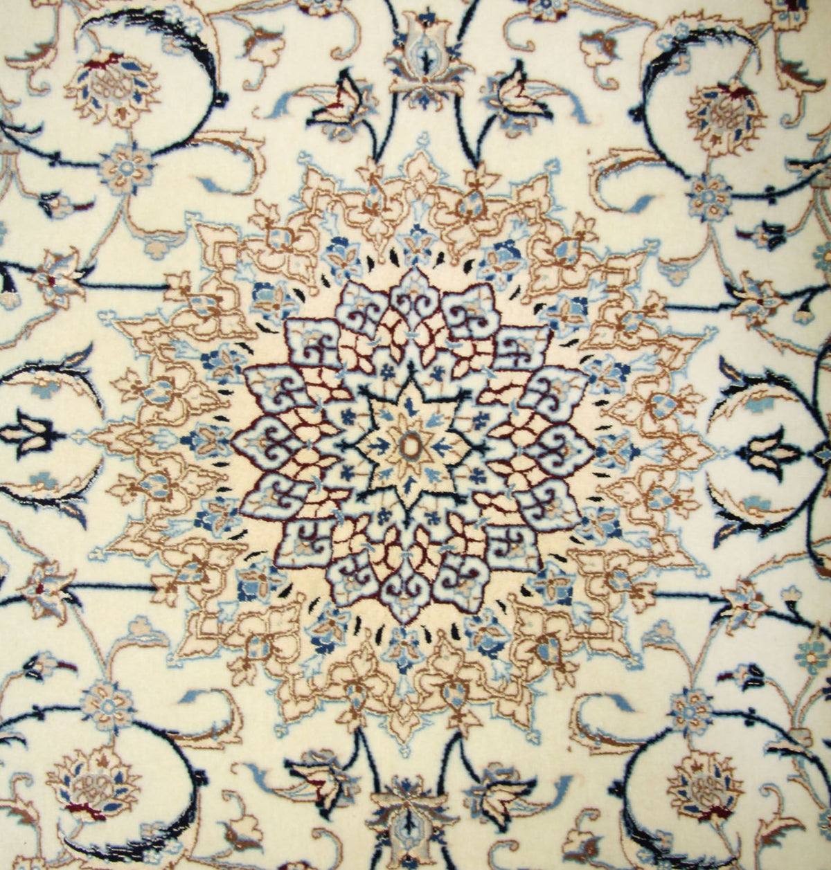 Perzisch tapijt - Nain - Premium - 205 x 125 cm - natuurlijk wit