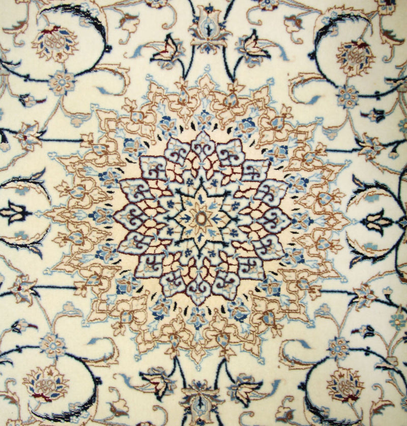 Perzisch tapijt - Nain - Premium - 205 x 125 cm - natuurlijk wit