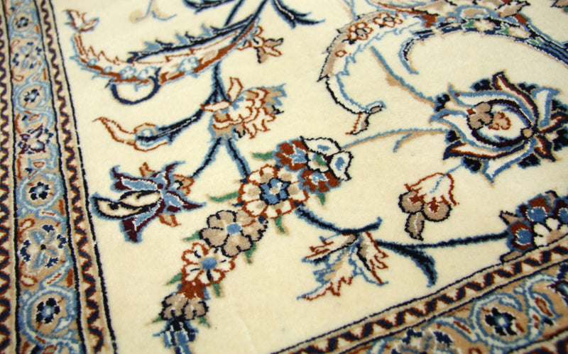 Perzisch tapijt - Nain - Premium - 253 x 165 cm - natuurlijk wit