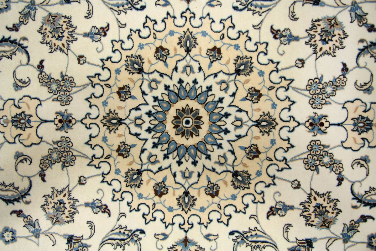 Perzisch tapijt - Nain - Premium - 212 x 135 cm - natuurlijk wit