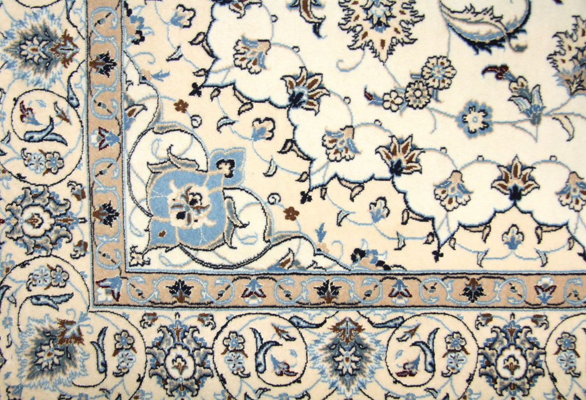 Perzisch tapijt - Nain - Premium - 212 x 135 cm - natuurlijk wit