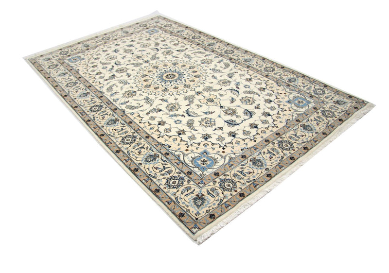 Perzisch tapijt - Nain - Premium - 212 x 135 cm - natuurlijk wit
