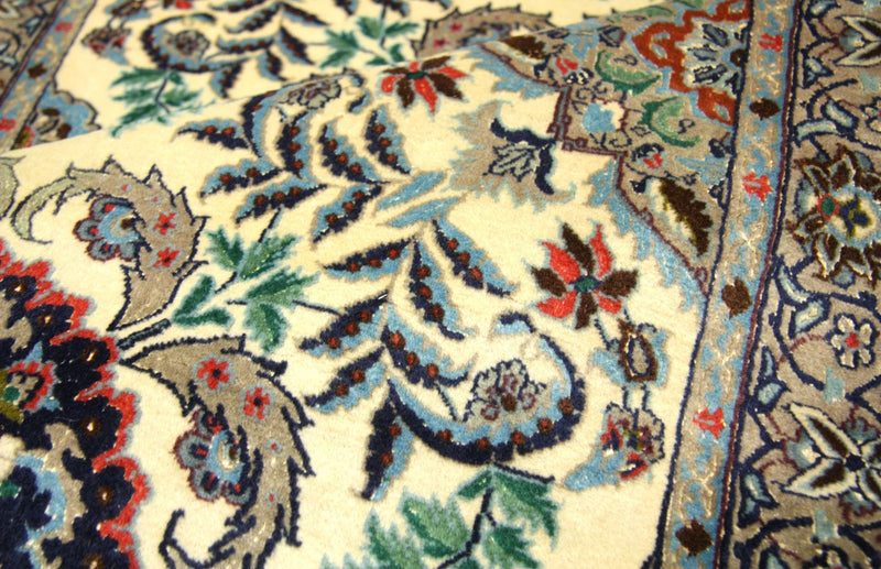 Loper Perzisch tapijt - Isfahan - Premium - 305 x 80 cm - beige