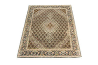 Perzisch tapijt - Tabriz - 202 x 152 cm - bruin