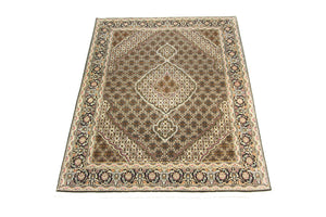 Perzisch tapijt - Tabriz - 202 x 152 cm - bruin