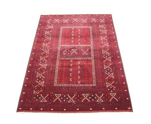 Afghaans tapijt - 235 x 161 cm - rood