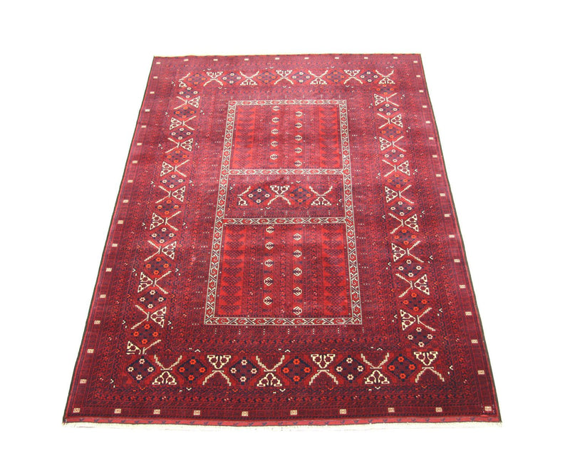 Afghaans tapijt - 235 x 161 cm - rood