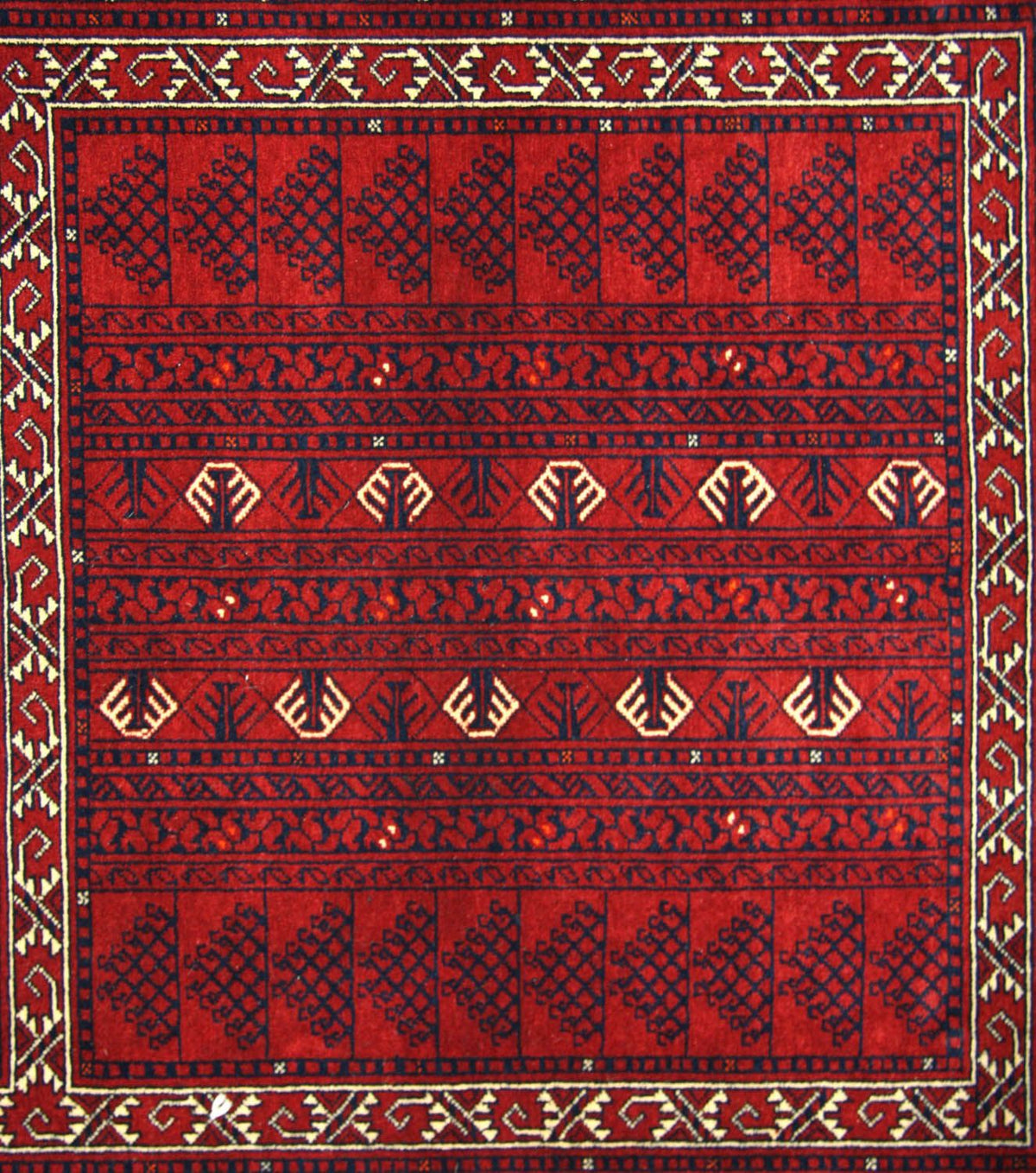 Afghaans tapijt - 235 x 161 cm - rood