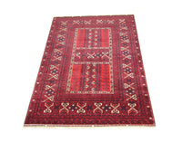 Afghaans tapijt - 244 x 157 cm - rood